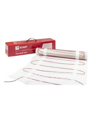 Теплый пол EKF Уют мат нагревательный 8 кв.м, 1200 Вт  PROxima nm2-1200-8