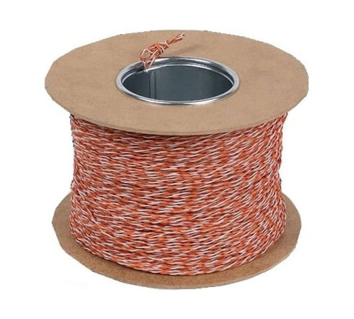 Кроссировочная витая пара Cabeus неэкранированная U/UTP (Jumper Wire) категория 5e, 1 пара (24 AWG), одножильный (solid), без общей внешней оболочки UTP-1P-Cat.5e-SOLID-CROSS-500-BR