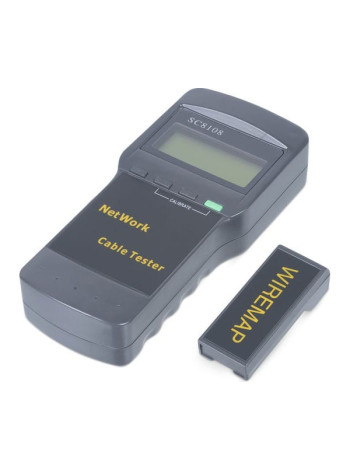 Тестер для витой пары c LCD дисплеем Cabeus (SC8108) CT-LCD-RJ45