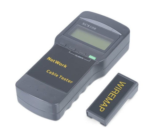 Тестер для витой пары c LCD дисплеем Cabeus (SC8108) CT-LCD-RJ45