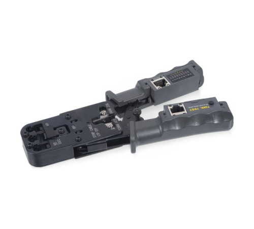 Обжимной инструмент Cabeus HT-022) 3 в 1, для RJ-45, RJ-11/12, с тестером для витой пары HT-2010NT