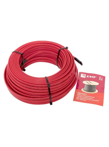 Нагревательный саморегулирующийся кабель EKF (17 Вт/м) 50 м DSE-17P-50