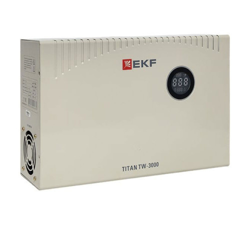 Электронный стабилизатор напряжения EKF TITAN -ТW-3000 настенного монтажа stab-TW-3000