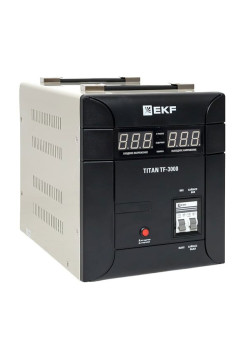 Электронный стабилизатор напряжения EKF TITAN -ТF-3000 напольного исполнения stab-TF-3000