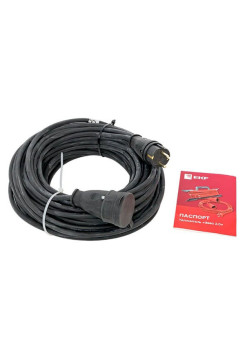 Удлинитель EKF Зевс 2.0, 30м с заземлением КГ 3*2.5, 16А/4кВт, IP44 PROxima USB02-16-325-1-30-IP44
