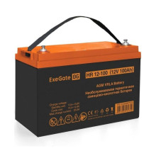 Аккумуляторная батарея HR 12-100 12 V, 100 A*h, под болт М6 ExeGate 282987