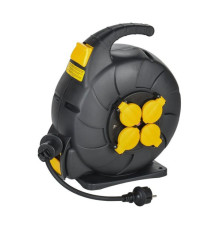 Удлинитель IEK Twist катушка ук15 2p+pe/15м, 3x1,5мм2, КГ, автосмотка, ip44 TW-KP27-16-04-15-44