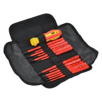 Диэлектрическая отвертка с жалами IEK Arma2l 5 SLIM Т2 13 шт. A2L5-NS30-T2-13