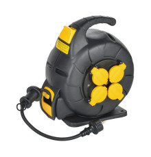 Удлинитель IEK Twist катушка ук10 2p+pe/10м, 3x1,5мм2, КГ, автосмотка, ip44 TW-KP27-16-04-10-44