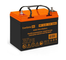Аккумуляторная батарея HR 12-33 12V 33Ah, под болт М6 ExeGate 282975