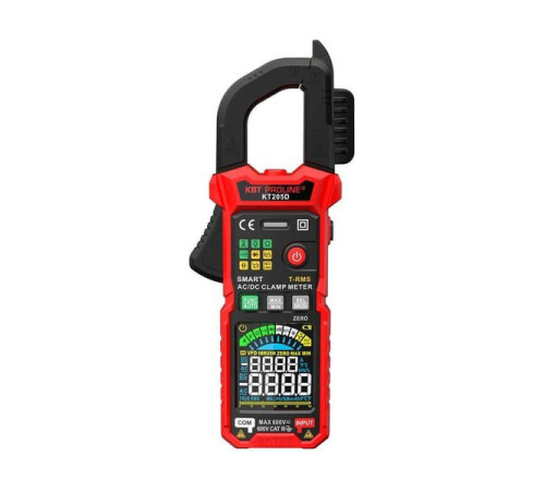 Цифровые токовые клещи КВТ КТ 205D серия PROLINE 90386