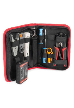 Набор для работ с сетевым кабелем КВТ LAN-8 серия ПРОФИ 90348