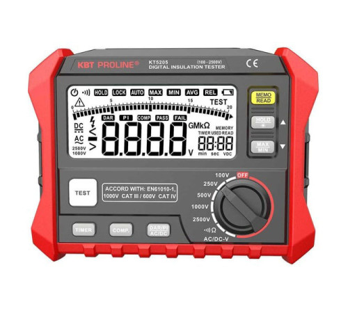 Цифровой мегаомметр КВТ KT 5205 серия PROLINE 89639