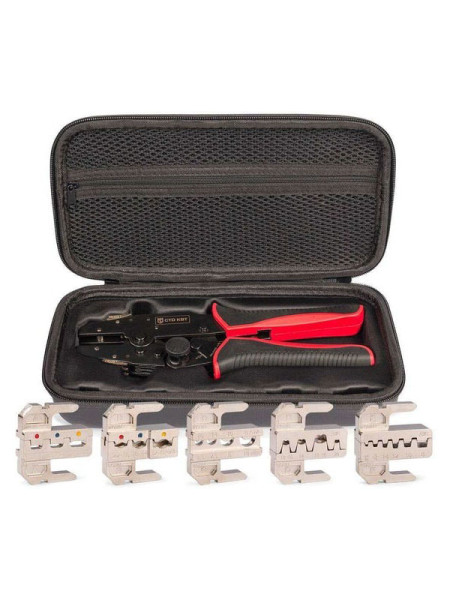 Пресс-клещи с набором матриц КВТ CTD+5 серия QUICK PRO 101859