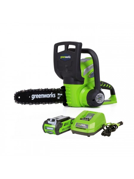 Аккумуляторная цепная пила Greenworks G40CS30 20117UA