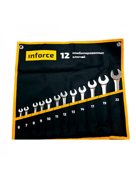Набор комбинированных ключей 12 предметов Inforce 06-05-31