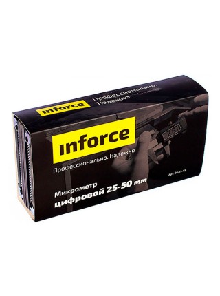 Цифровой микрометр 25-50мм/1-2"*0.001мм/0.00005" Inforce 06-11-45