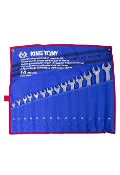 Набор ком-ных удлиненных ключей, 8-24 мм, 14 предметов KING TONY 12A4MRN