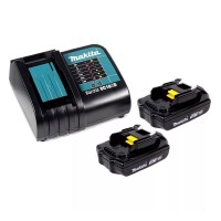 Аккумулятор BL1815N 2 шт. (18В;1.5 А*ч; Li-ion) + зарядное устройство DC18SDMakita 197143-8