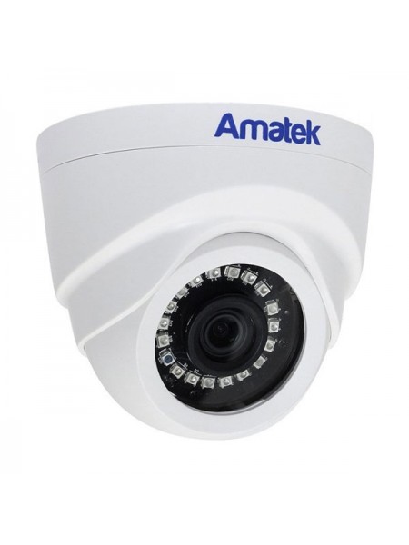 Купольная мультиформатная видеокамера Amatek AC-HD502S 2.8 мм 7000525
