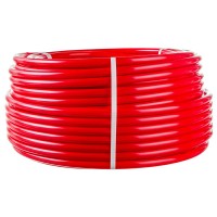 Труба из полиэтилена повышенной термостойкости Gigant PE-RT 16x2.0 мм, красный, 100 м GSG-18