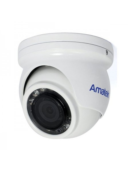 Купольная мультиформатная видеокамера Amatek AC-HDV201S 2.8 мм 7000195