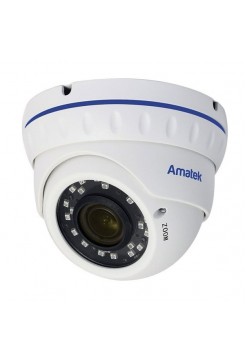 Купольная мультиформатная видеокамера Amatek AC-HDV203V 2,8-12 мм 7000175