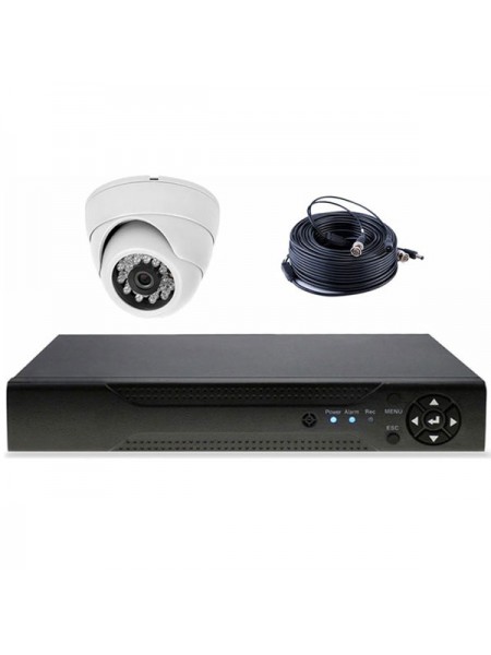 Комплект видеонаблюдения PS-link AHD 5Мп KIT-A501HD 1 камера для помещения 3015