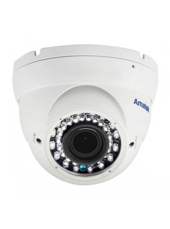Купольная вандалозащищенная IP видеокамера Amatek AC-IDV403EVMX 2.8-12 mm 4Мп 7000662