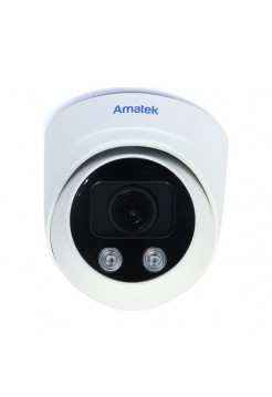 Купольная вандалозащищенная IP видеокамера Amatek AC-IDV203ZM 2.7-13.5 mm 3Мп/2Мп 7000637