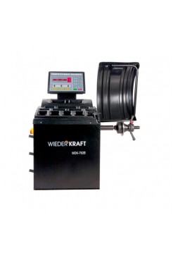 Балансировочный станок с автоматическим вводом 2-х параметров WIEDERKRAFT 220 в WDK-762B