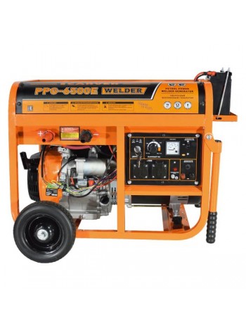 Бензиновый генератор Carver PPG- 6500e welder сварочный; lt-190f, 5,0/5,5квт, 230в, бак 25 л, обм.медь 01.020.00039