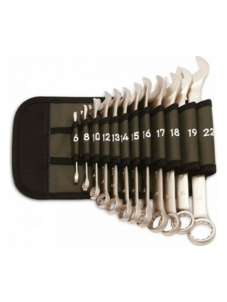 Набор комбинированных ключей 12 штук в фирменной сумке Дело Техники 511312