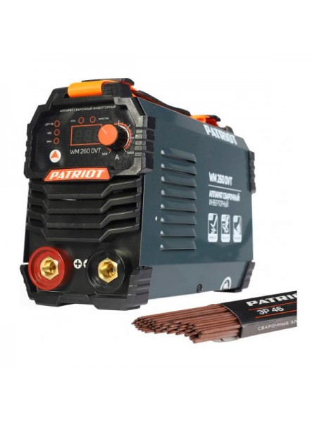 Cварочный инверторный аппарат Patriot WM260DVT MMA с маской 351D 605302292