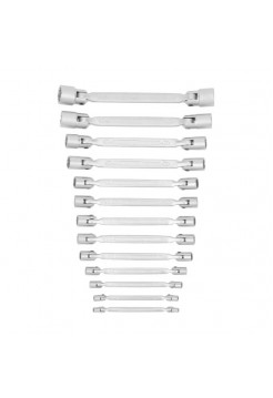 Набор 12-гранных двусторонних шарнирных ключей NORGAU NBS34-013 6x7-30x32 мм, 13 шт. 060510713
