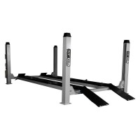 Четырехстоечный подъемник KraftWell г/п 4500 кг. платформы для сход-развала, цвет серый, длина платформ до 5700 мм KRW450AT