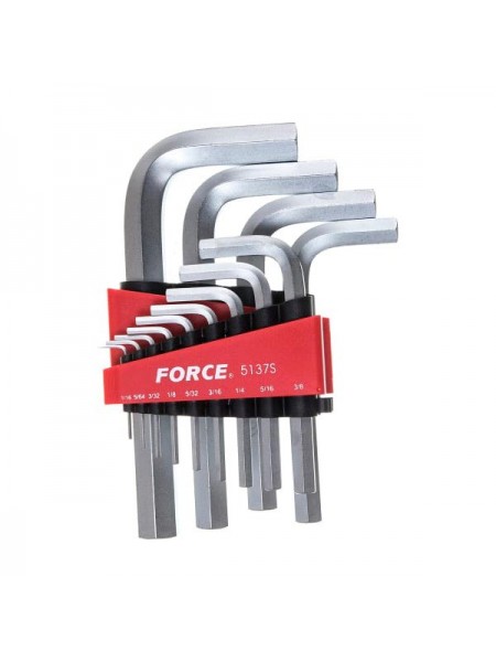 Набор дюймовых Г-образных шестигранников 1/16 -3/4 13 предметов FORCE 5137S