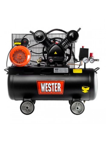 Компрессор Wester WBK2200/50PRO ременной привод, поршневой масляный, 2200 Вт, 340л/мин, 8бар 631638
