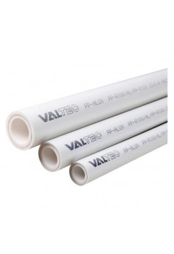 Труба PP-ALUX армированная алюминием, PN 25, 50мм, белый VALTEC VTp.700.AL25.50