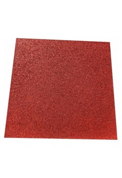 Плитка из резиновой крошки АМОРТЕКС 10 кв.м., 500x500x40 мм, цвет красный 0141