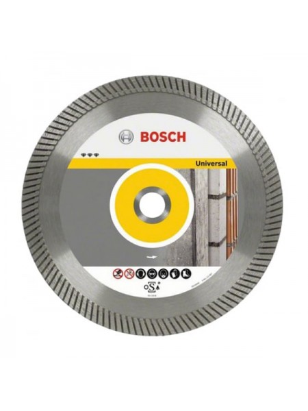 Диск алмазный Best for Universal Turbo (125х22.2 мм) для УШМ Bosch 2608602672