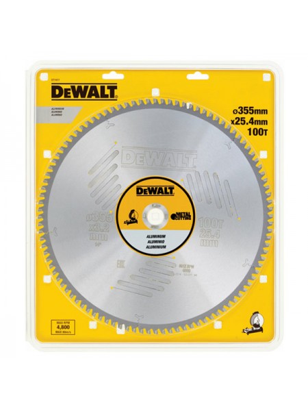 Пильный диск по алюминию EXTREME (355х25,4 мм; 100T TCG) Dewalt DT1917