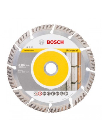 Диск алмазный Universal (180х22.2 мм; 10 шт.) Bosch 2608615064