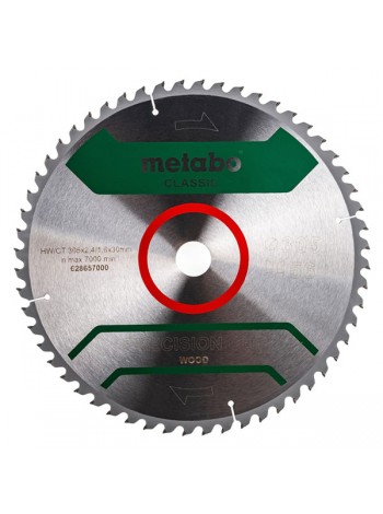 Диск пильный по дереву Precision Cut Classic (305x30 мм; 56Z; WZ 5neg) Metabo 628657000