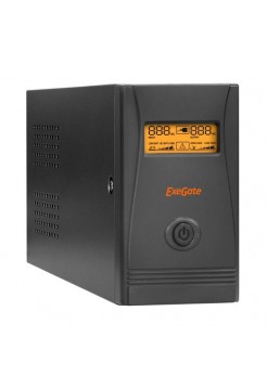 ИБП ExeGate Power Smart ULB-800 LCD AVR C13 RJ USB 800VA/480W LCD AVR 4хIEC-C13 RJ45/11 USB 285562