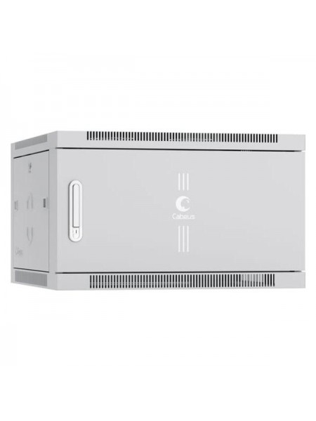 Телекоммуникационный настенный шкаф Cabeus 19" 6U цвет серый SH-05F-6U60/35m