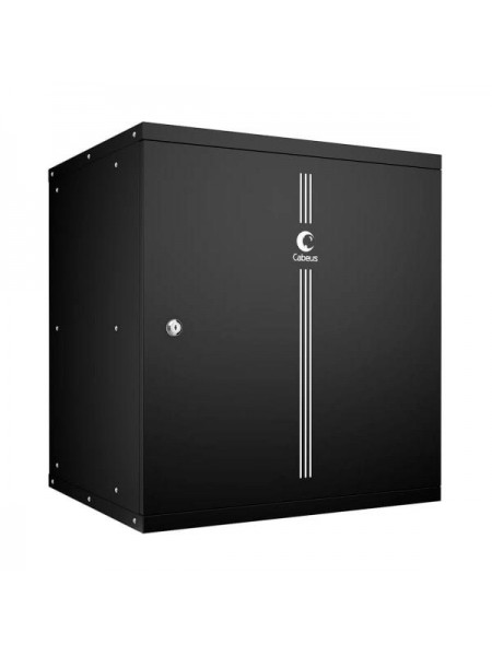 Телекоммуникационный настенный шкаф Cabeus 19" 12U, серия LIGHT разборный, цвет черный WSC-05D-12U55/45m-BK