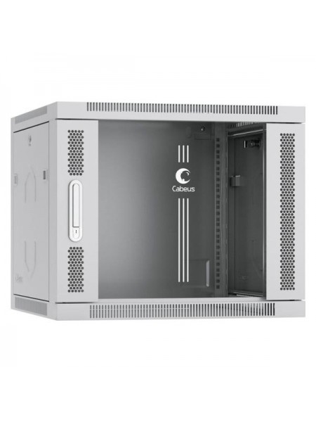 Телекоммуникационный настенный шкаф Cabeus 19" 9U цвет серый SH-05F-9U60/35