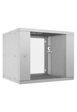 Телекоммуникационный настенный шкаф Cabeus 19" 9U, серия LIGHT разборный, цвет серый WSC-05D-9U55/45