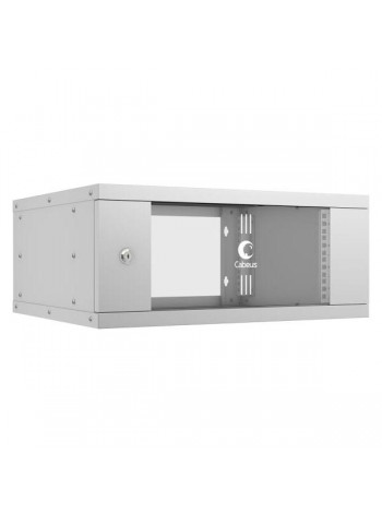 Телекоммуникационный настенный шкаф Cabeus 19" 4U, серия LIGHT разборный, цвет серый WSC-05D-4U55/45